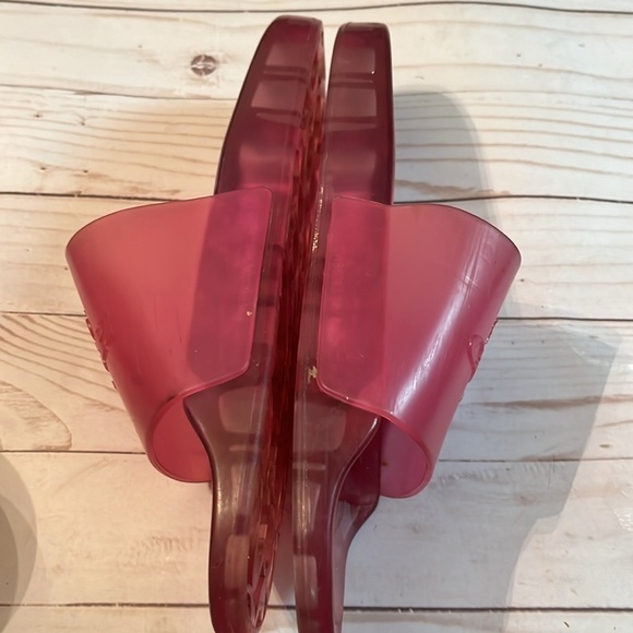 Coach Alyssa Pool Slides Pink Sz 8 Women - Picture 9 of 11